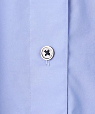 UNFILO コットンブロード フォルムシャツ ブルー