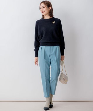 組曲 FOXミックス ニット ブラック系