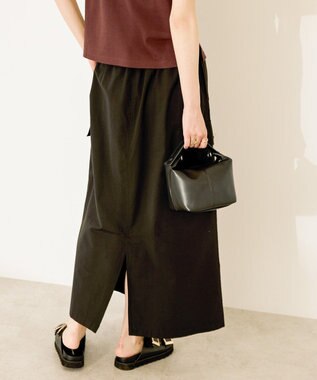 AMERICAN HOLIC ドロストカーゴタイトスカート Black