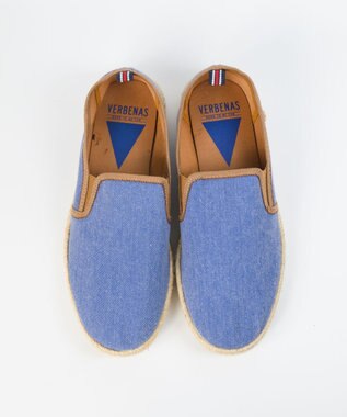 BONTRE 【VERBENAS/ベルベナス】キャンバスパイピングスリッポンスニーカー/TROY-WS デニム