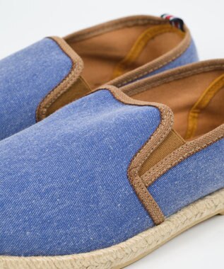 BONTRE 【VERBENAS/ベルベナス】キャンバスパイピングスリッポンスニーカー/TROY-WS デニム