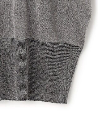 uncrave ラメニット プルオーバー シルバーグレー