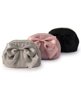 Chacott リボンポーチ グレージュ