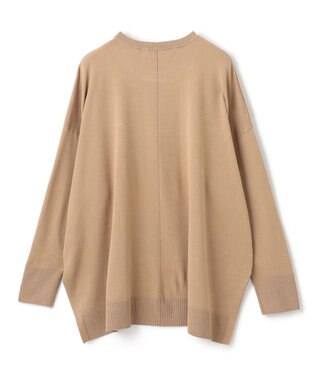 UNFILO マイビューティニット クルーネック キャメル