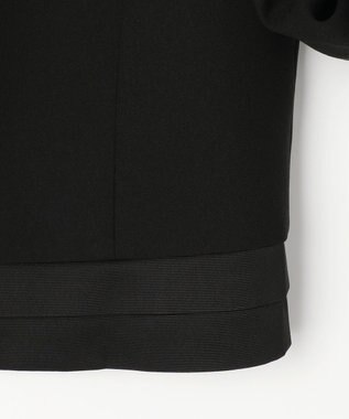 組曲 NOIR 【ストレッチ/オールシーズン対応】ペプラムミニグログラン ジャケット＋ワンピース ブラック系