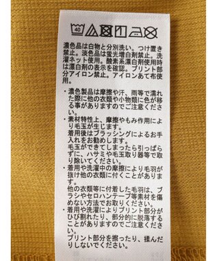 Green Parks ミニ裏毛ロゴトレＴｅｅ Yellow