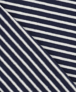 組曲 KIDS 【80-90cm】セーラーボーダー セットアップ ネイビー系1