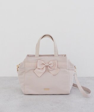 Maison de FLEUR グログランリボン3ルーム2Wayトートバッグ