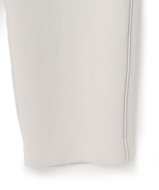 ICB L 【洗える】 ダブルクロスクレープ ストレートパンツ トープ系