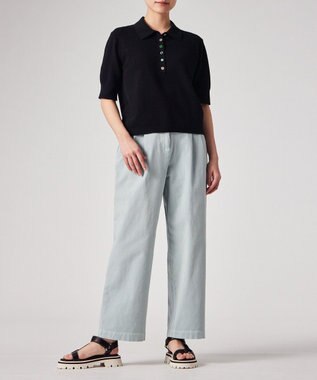 Paul Smith ラッキーチャームボタン ニットポロシャツ ブラック