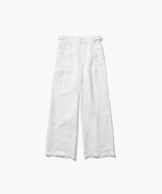 ATON LINEN TWILL | ベイカーパンツ WHITE