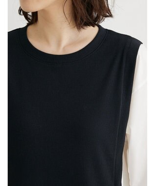 Green Parks テレコドッキングチュニック Off White