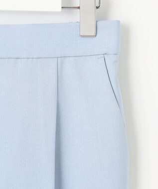 Feroux 美シルエットカラーテーパード パンツ スカイブルー系