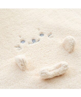 Mother garden しろたん マフラー くるっとひざ掛け オフホワイト