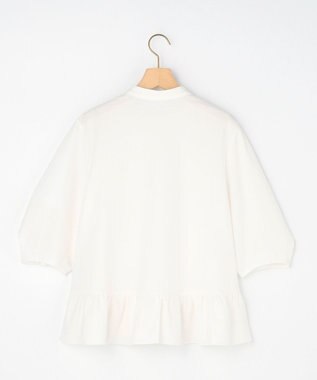 組曲 S 【先行予約・WEB限定】ツイルジャージーフリル カットソー ホワイト系