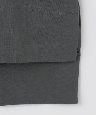 自由区 L 【セットアップ対応・洗える】エアーポンチ カットソー チャコール