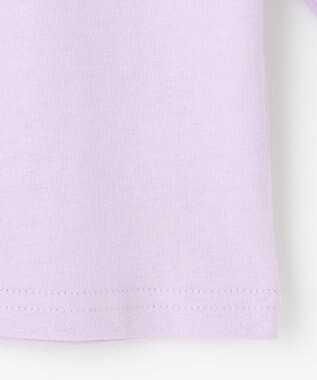 ANY KIDS アニマル×フルーツ 長袖 Tシャツ ラベンダー×ウサギ