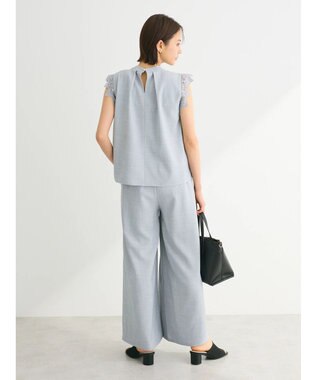 Green Parks ・ＥＬＥＮＣＡＲＥ　ＤＵＥ　リネンライクレースブラウス Gray