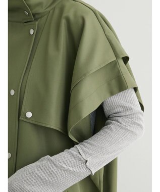 Green Parks ・ＥＬＥＮＣＡＲＥ　ＤＵＥ　トレンチロングベスト Khaki