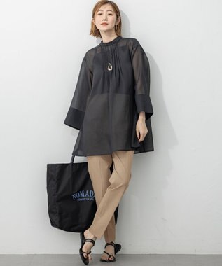 23区 シェルリング ネックレス ブラック系