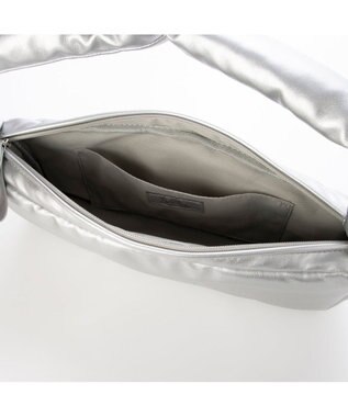 UNBILLION カシュカシュ cachecache / 横長パフバッグ シルバー