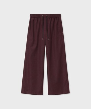 Paul Smith ウールフランネル ワイドパンツ ワインレッド