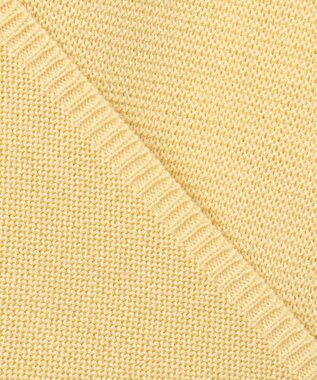 ANY 【新色追加/14色展開】アクリルガーターフレンチスリーブニット イエロー