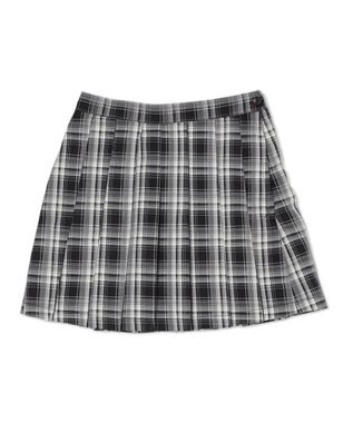 WEGO 【SCHOOLITEM/SMLサイズ展開】スクールプリーツスカート ブラックチェック2