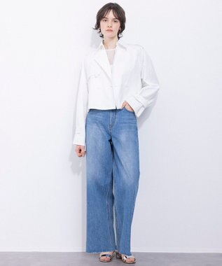 NAVE 【Nave・撥水加工】ショートトレンチ ジャケット ホワイト系