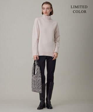 ICB 【新色追加・WEB限定カラーあり】 ソフトカシミヤミックス ハイネックニット ピンク系［WEB限定］