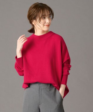 ANY L 【6色展開】ムースタッチボクシーニット ピンク