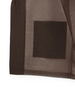 uncrave バルキーシアーニット ジャケット ブラウン