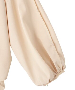 YECCA VECCA 2wayボリューム袖ブラウス Pink Beige
