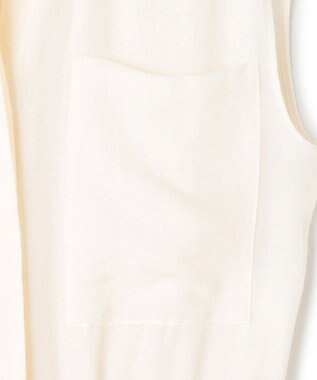 BEIGE， 【洗える】BERNARD / リネンノースリーブオールインワン Meringue