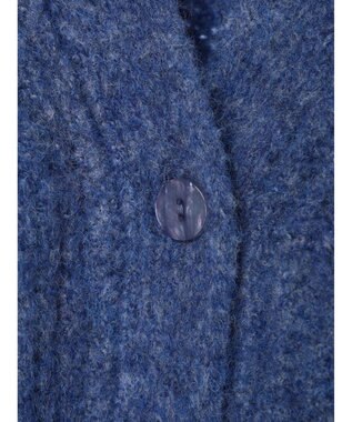 earth music&ecology フワフワＭＩＸヤーンカーディガン Blue