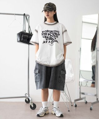 WEGO スプレーグラフィックBIGT ホワイト
