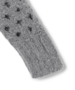 BEIGE， KOKOMO / ウールアルパカメッシュニット Md.Gray