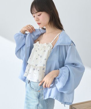 earth music&ecology シアージップパーカー Sax