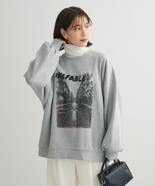 Green Parks ・ＤＯＵＢＬＥ　ＦＬＡＧＳ　フォトｐｔスウェット Gray Mixture