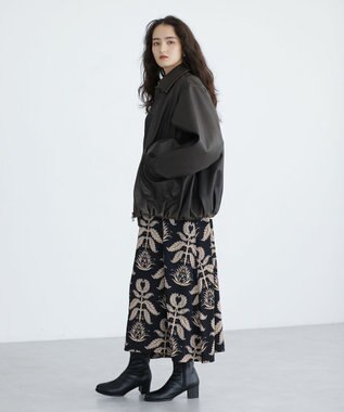 Green Parks ■ＥＳＣＡＲ　フェイクレザーバルーンブルゾン Brown