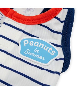 PET PARADISE スヌーピー 背中開き タンクトップ 《マリン柄》  中型犬 大型犬 ネイビー