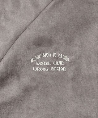 WEGO フェイクスウェードライントラックジャケット ブラック中濃色