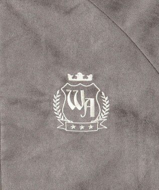 WEGO フェイクスウェードライントラックジャケット ブラック中濃色