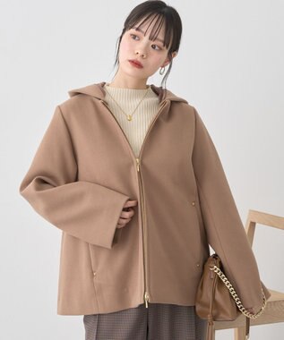 earth music&ecology 【フード取り外し可】2WAYフードコート