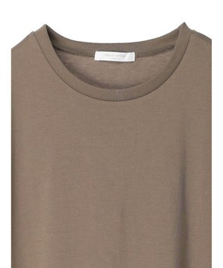 Green Parks 裾切り替えＴＥＥワンピース Black