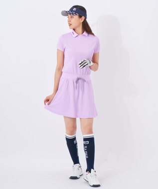FILA GOLF／marie claire 【FILA GOLF】 ゴルフウェアワンピース パープル