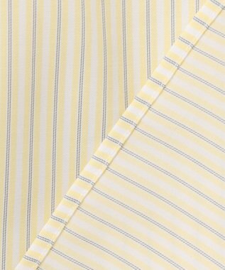 ANY SIS 【BAILA12月号掲載・貴島明日香さんコラボ】ニットレイヤード シャツ ツインセット ネイビー×イエローストライプ