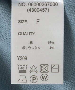 Green Parks ・ＳＵＧＡＲ　ＳＰＯＯＮ　ビスチェラインリブロンＴＥＥ Blue