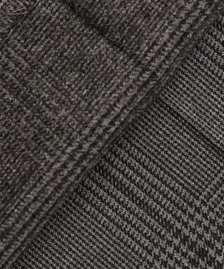 ANY SIS 【蓄熱効果】サーモトロン 2WAYストレッチ テーパードパンツ（チェック柄） チャコールチェック