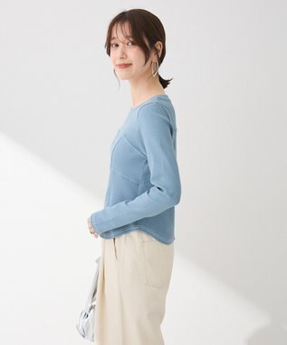 Green Parks ・ＳＵＧＡＲ　ＳＰＯＯＮ　ビスチェラインリブロンＴＥＥ Blue